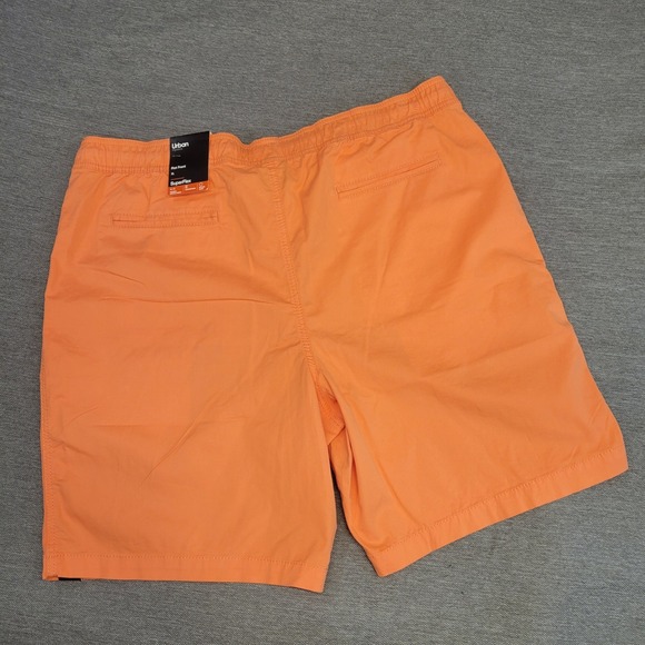 Urban Pipeline SuperFlex Men XL Orange Elastic Drawstring Shorts *Possible Flaw* - Picture 2 of 8